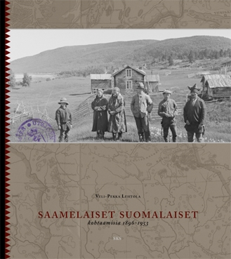 Tietokirjan "Saamelaiset suomalaiset − kohtaamisia 1896-1953 kansikuva.